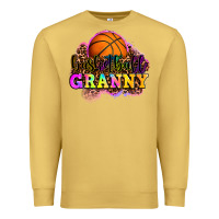 Antique Gold basketball granny Premium Sweatshirt - OliviaCreatesArt