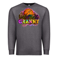 Charcoal Heather basketball granny Premium Sweatshirt - OliviaCreatesArt