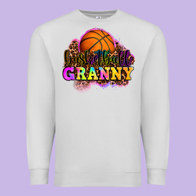 Basketball Granny Premium Sweatshirt Designed By Oliviacreatesart