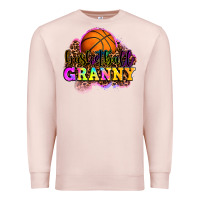 Pale Pink basketball granny Premium Sweatshirt - OliviaCreatesArt