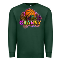 Sports Green basketball granny Premium Sweatshirt - OliviaCreatesArt