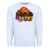 White basketball granny Premium Sweatshirt - OliviaCreatesArt