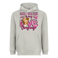 Moon Dust iced coffee is my love language Heavyweight Hoodie - OliviaCreatesArt