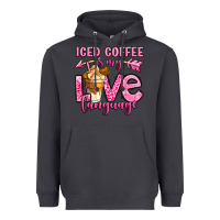 Smoke iced coffee is my love language Heavyweight Hoodie - OliviaCreatesArt