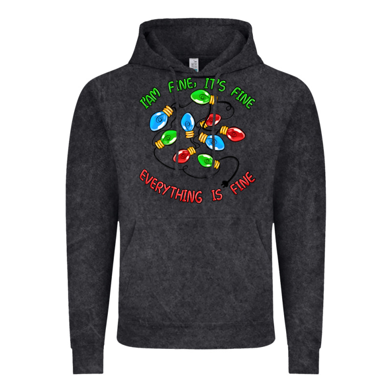 I'm Fine It's Fine Everything Is Fine Vintage Hoodie by MaliasSmallBusiness | Teevron