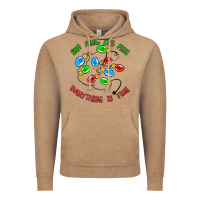 Vintage Coffee i'm fine it's fine everything is fine Vintage Hoodie - MaliasSmallBusiness