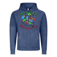 Vintage Denim i'm fine it's fine everything is fine Vintage Hoodie - MaliasSmallBusiness