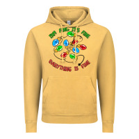 Vintage Mustard i'm fine it's fine everything is fine Vintage Hoodie - MaliasSmallBusiness