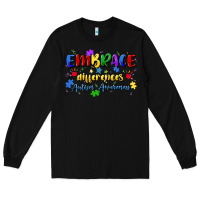 Black embrace differences Long Sleeve Tee - Artiststas