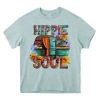 Arona hippie soul with caravan and flowers Heavy Core Tee - Artiststas