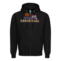 Black Wild about Basketball Zipper Hoodie - HowdyJamesFarm
