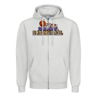 Wild About Basketball Zipper Hoodie | Teevron