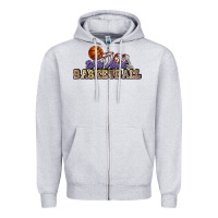 Heather Grey Wild about Basketball Zipper Hoodie - HowdyJamesFarm