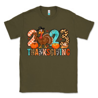 Army Green 2023 thanksgiving Classic Tee - MaliasSmallBusiness