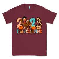 Burgundy 2023 thanksgiving Classic Tee - MaliasSmallBusiness