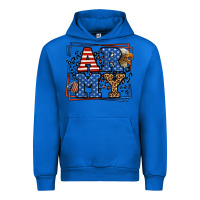 Cobalt Army Veteran leopard frame 4th of July Urban Hoodie - LillyAllenDesigns