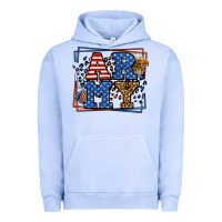 Pigment Grape Ice Army Veteran leopard frame 4th of July Urban Hoodie - LillyAllenDesigns