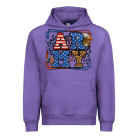Tulip Army Veteran leopard frame 4th of July Urban Hoodie - LillyAllenDesigns