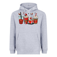 Heather Grey ladybug coffee cups Heavyweight Hoodie - OliviaCreatesArt