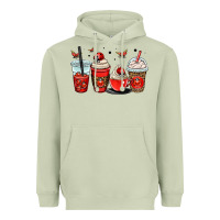 Matcha ladybug coffee cups Heavyweight Hoodie - OliviaCreatesArt