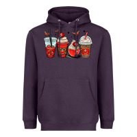 Plum ladybug coffee cups Heavyweight Hoodie - OliviaCreatesArt