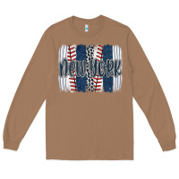 Toasted Coconut new york baseball team spirit brushstrokes Long Sleeve Tee - Artiststas