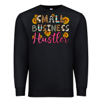 Black small business hustler Premium Sweatshirt - OliviaCreatesArt