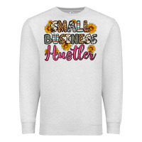 Oatmeal Heather small business hustler Premium Sweatshirt - OliviaCreatesArt