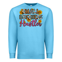 Ocean Blue small business hustler Premium Sweatshirt - OliviaCreatesArt