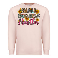 Pale Pink small business hustler Premium Sweatshirt - OliviaCreatesArt