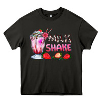 Asphalt milkshake with strawberry Heavy Core Tee - AdoDesignShop