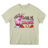 Mossy milkshake with strawberry Heavy Core Tee - AdoDesignShop