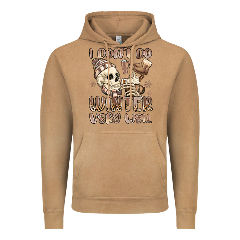 I Don't Do Winter Very Well Vintage Hoodie by MaliasSmallBusiness | Teevron
