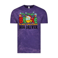 Cloud Purple my sleigh broke so now i am a school bus driver Vintage Tee - MaliasSmallBusiness