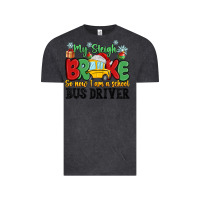 Vintage Black my sleigh broke so now i am a school bus driver Vintage Tee - MaliasSmallBusiness