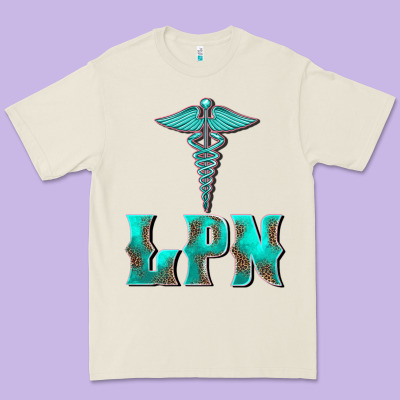 Licensed Practical Nurse Medical Symbol Premium Tee Designed By Barkaloodesign