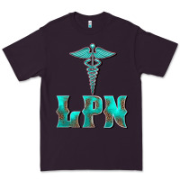 Plum licensed practical nurse medical symbol Premium Tee - BarkalooDesign