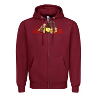 Burgundy wizard Zipper Hoodie - TumblerDesignByShophia