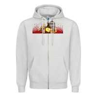 Dove Grey wizard Zipper Hoodie - TumblerDesignByShophia