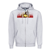 Heather Grey wizard Zipper Hoodie - TumblerDesignByShophia