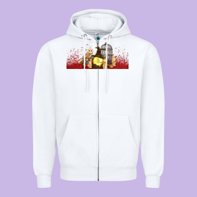 Wizard Zipper Hoodie Designed By Tumblerdesignbyshophia