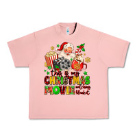 Salmon this is my christmas movie watching blanket Urban Heavy Tee - MaliasSmallBusiness