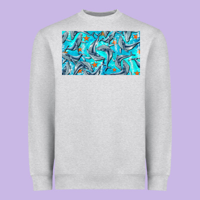 Humpback Whale  Cup Heavyweight Sweatshirt Designed By Barkaloodesign