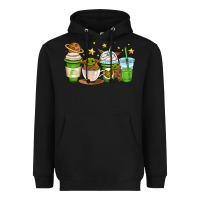 Black fantastic movie character coffee cups Heavyweight Hoodie - OliviaCreatesArt