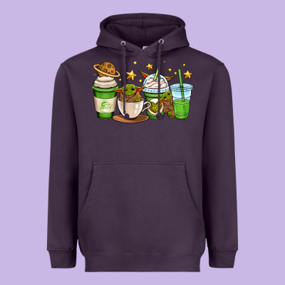 Fantastic Movie Character Coffee Cups Heavyweight Hoodie Designed By Oliviacreatesart