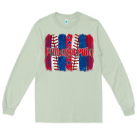 Matcha philadelphia baseball team spirit brushstrokes Long Sleeve Tee - Artiststas