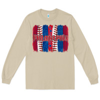 Mushroom philadelphia baseball team spirit brushstrokes Long Sleeve Tee - Artiststas