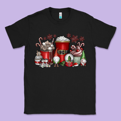 Christmas Coffee Drink Classic Tee Designed By Cowhidedigitalart