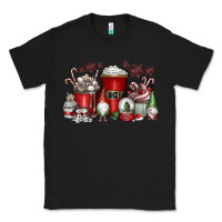 Black Christmas Coffee Drink Classic Tee - CowhideDigitalArt