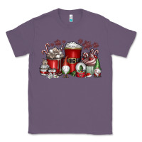 Lavender Christmas Coffee Drink Classic Tee - CowhideDigitalArt
